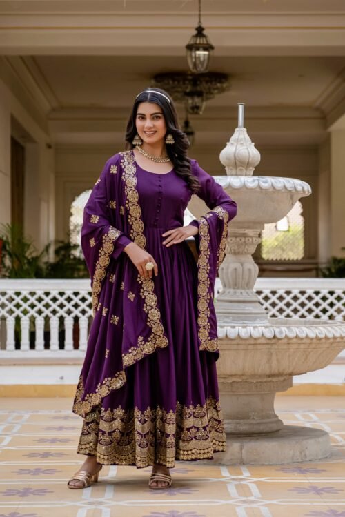 Elegant Anarkali suit