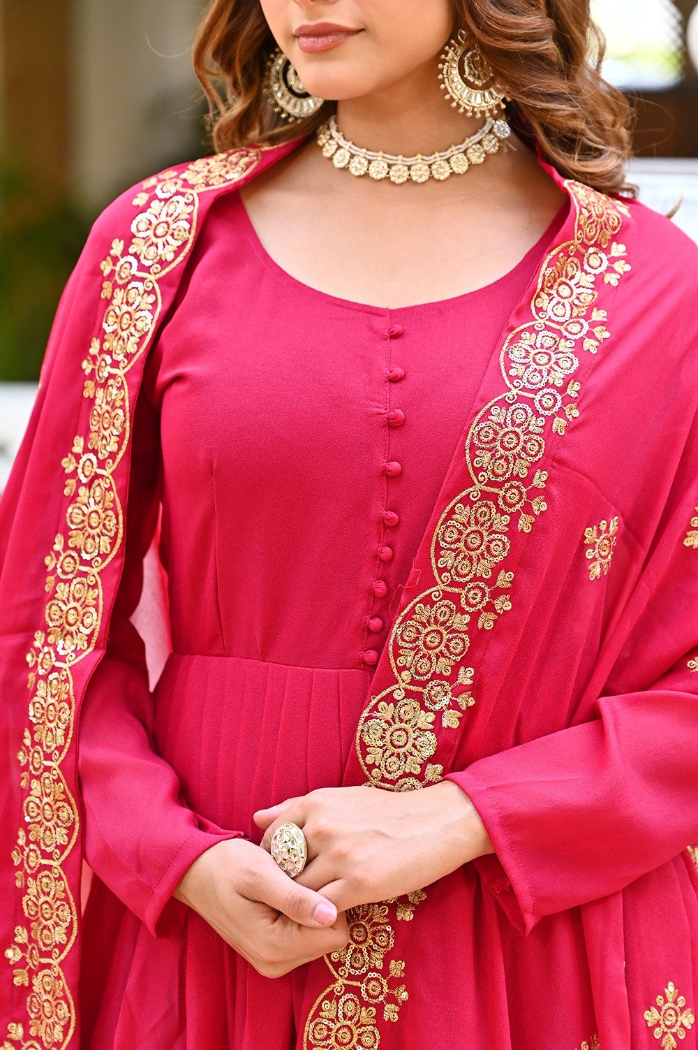Elegant Anarkali suit - Image 11