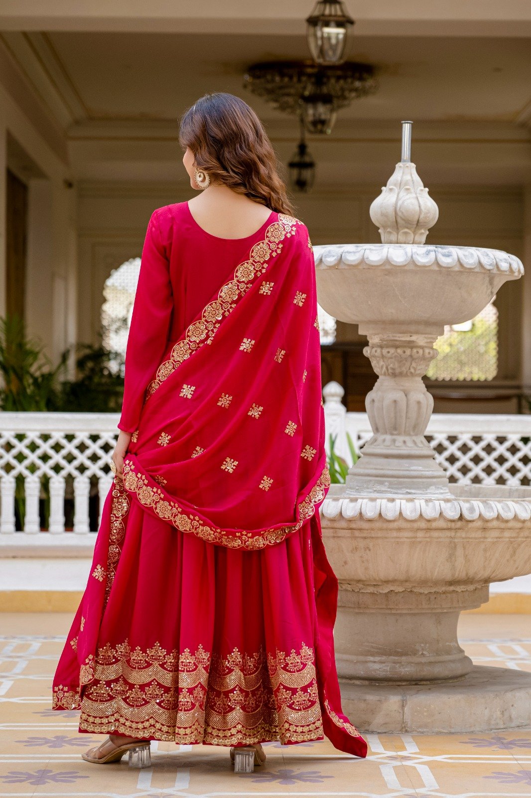 Elegant Anarkali suit - Image 10