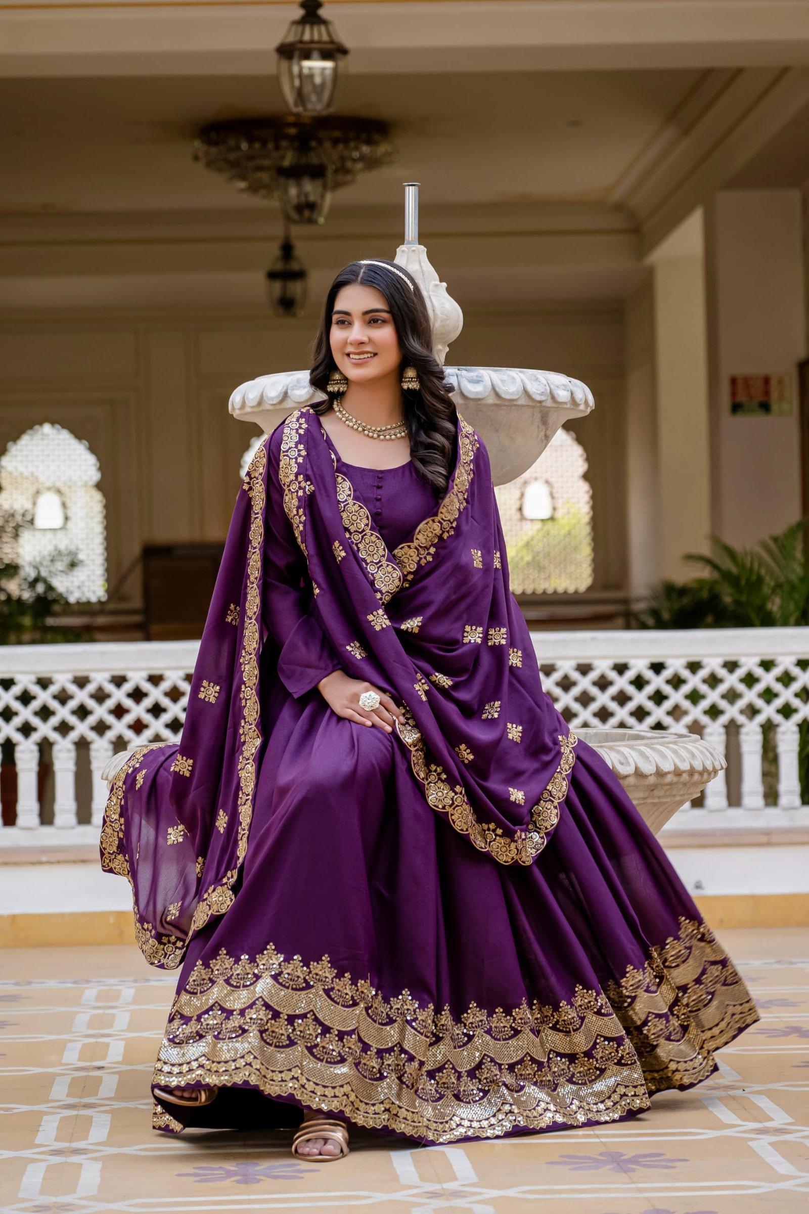 Elegant Anarkali suit - Image 2